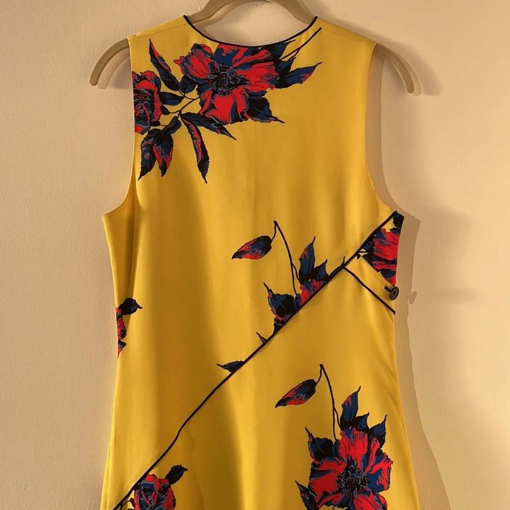 Proenza Schouler silk crepe floral shift dress - Picture 6 of 10